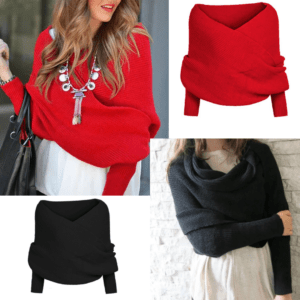 CozyWrap™ – Šála 2 v 1, která se promění v svetr