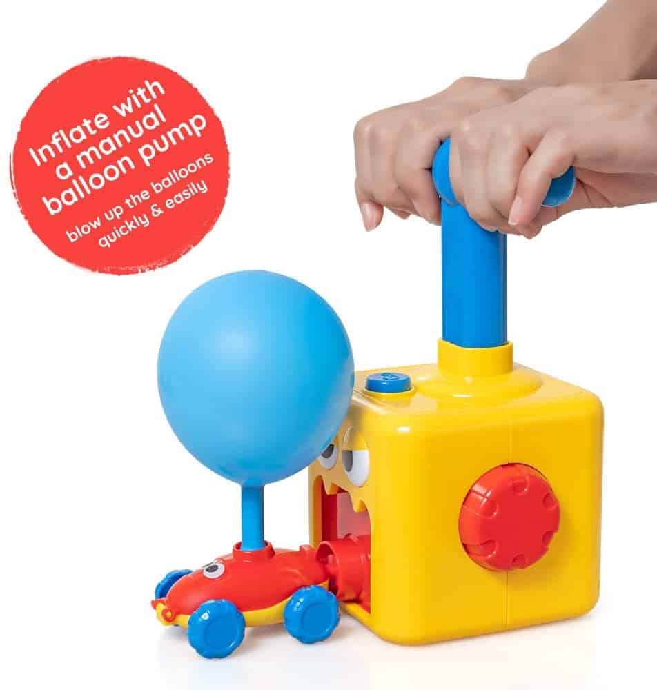 Autíčková odpalovací pumpička na balónky - Obrázek 3