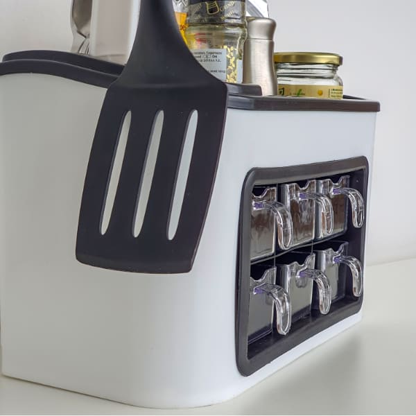 COOKINNY® Multifunkční stojan na koření na kuchyňskou desku - Obrázek 3