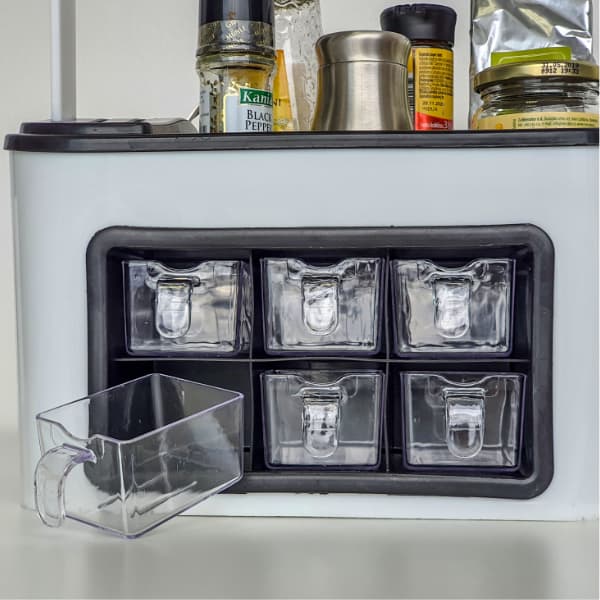 COOKINNY® Multifunkční stojan na koření na kuchyňskou desku - Obrázek 4
