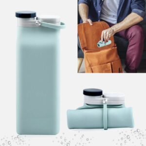 Skládací silikonová láhev na vodu 600 ml - BAGADORA®