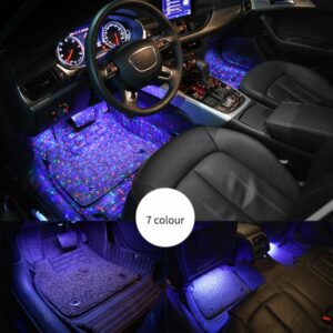 Alternative view of LED světelné lišty na palubní desku auta