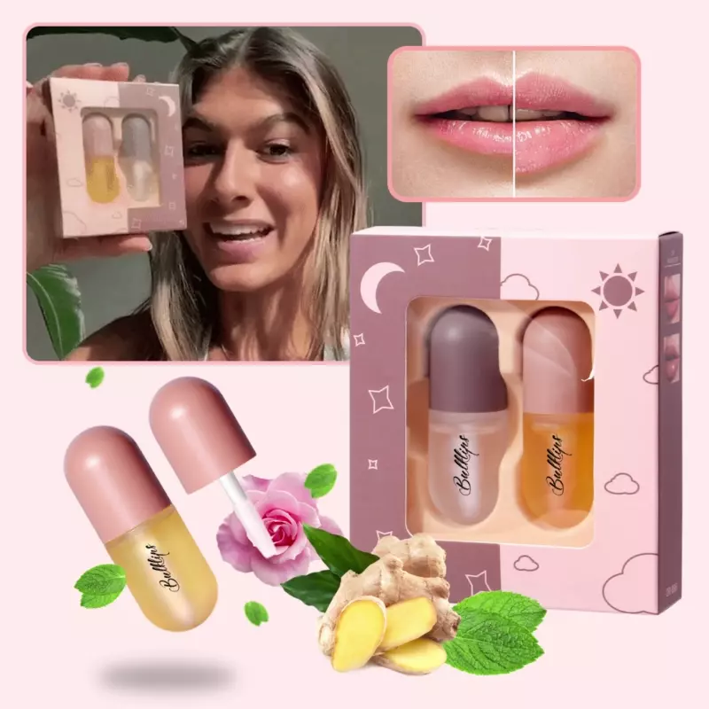 Zázvorová & Mátová BULKLIPS sada pro zvětšení rtů