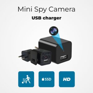 Alternative view of USB nabíječka se špionážní kamerou