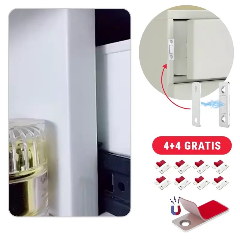 MAGRIP™ – Neviditelné magnety pro dvířka skříněk (4+4 ZDARMA)