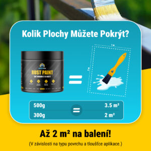 Alternative view of RHINOFIX™ Rust Paint – Barva proti rzi a korozi - 500ml