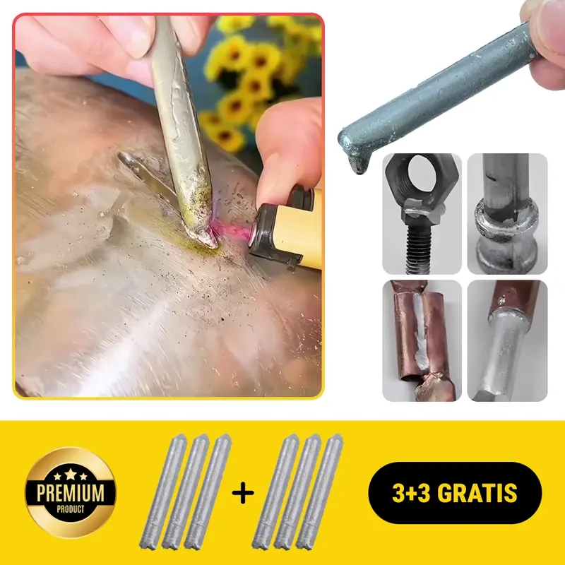 BRAZERODS™ – Tyčinky pro Svařování a Pájení Hliníku (3+3 ZDARMA!)
