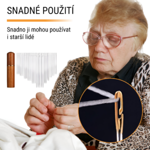 Šicí jehly EASYSEW™ S BOČNÍM OTVOREM - 30 KS.