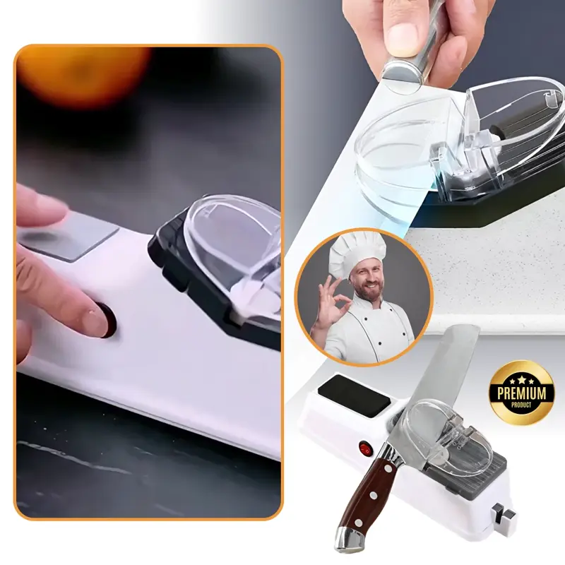 RAZORKNIFE – elektrická bruska na nože pro dokonale ostré nože během pár sekund