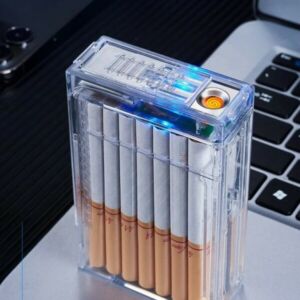 Alternative view of AKRYLOVÉ POUZDRO NA CIGARETY SE ZAPALOVAČEM ™ ELECTRIC LIGHTER
