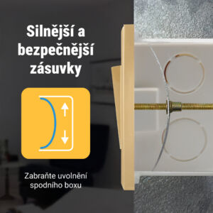 Alternative view of NÁPRAVNÉ TYČE DO NAPÁJECÍCH ZÁSUVEK – BALENÍ 20 ks (+20 ŠROUBŮ) REMEROD™