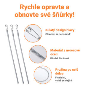 Alternative view of GARMENTFIX™ Navlékací jehla – 3 KS.