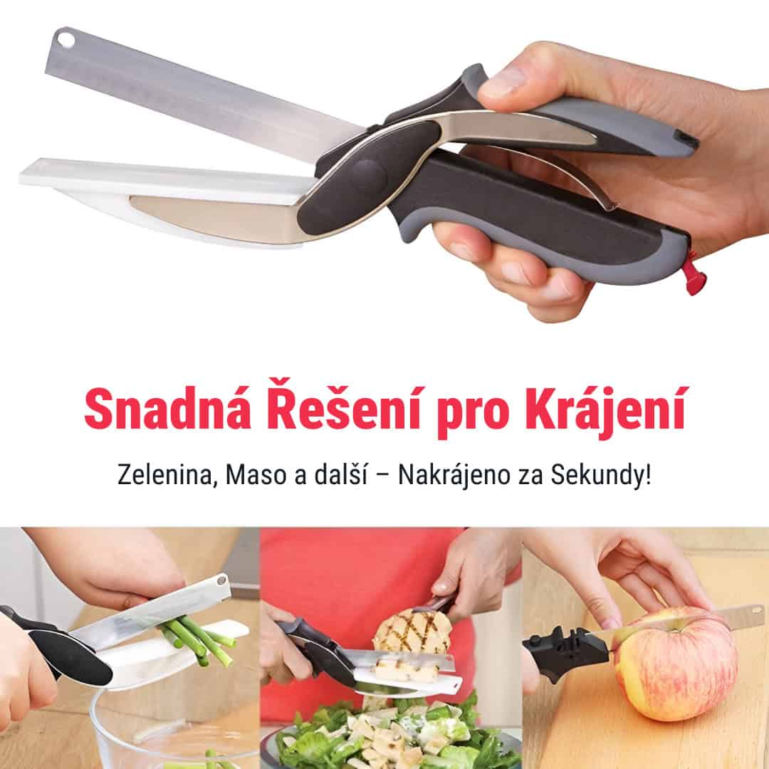 SnapSlice – Kuchyňské nůžky s prkénkem - Obrázek 3