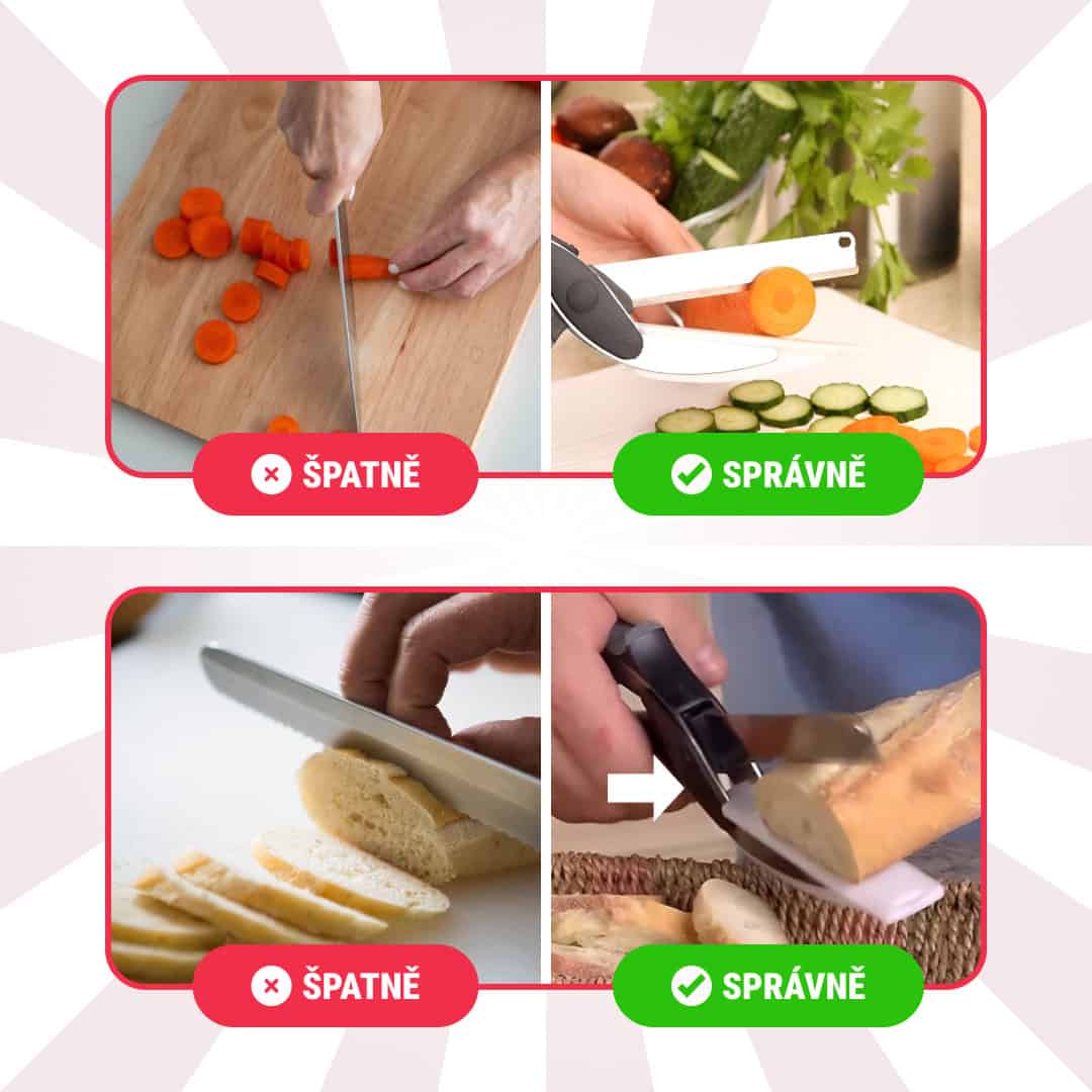 SnapSlice – Kuchyňské nůžky s prkénkem - Obrázek 6