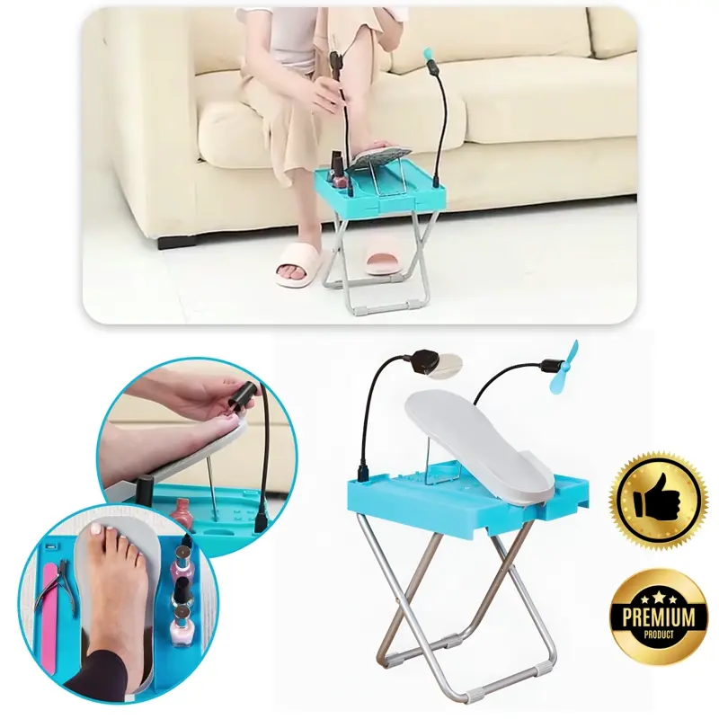 NailEase ™ - Přenosná Stanice pro Péči o Nehty