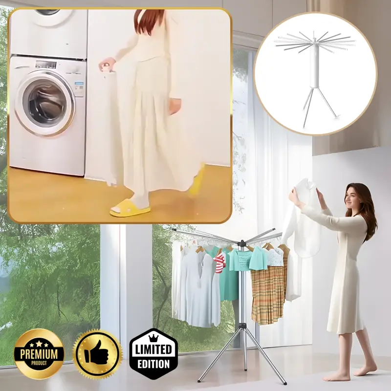 VIRELLO™ - Skládací sušák na prádlo Chobotnice