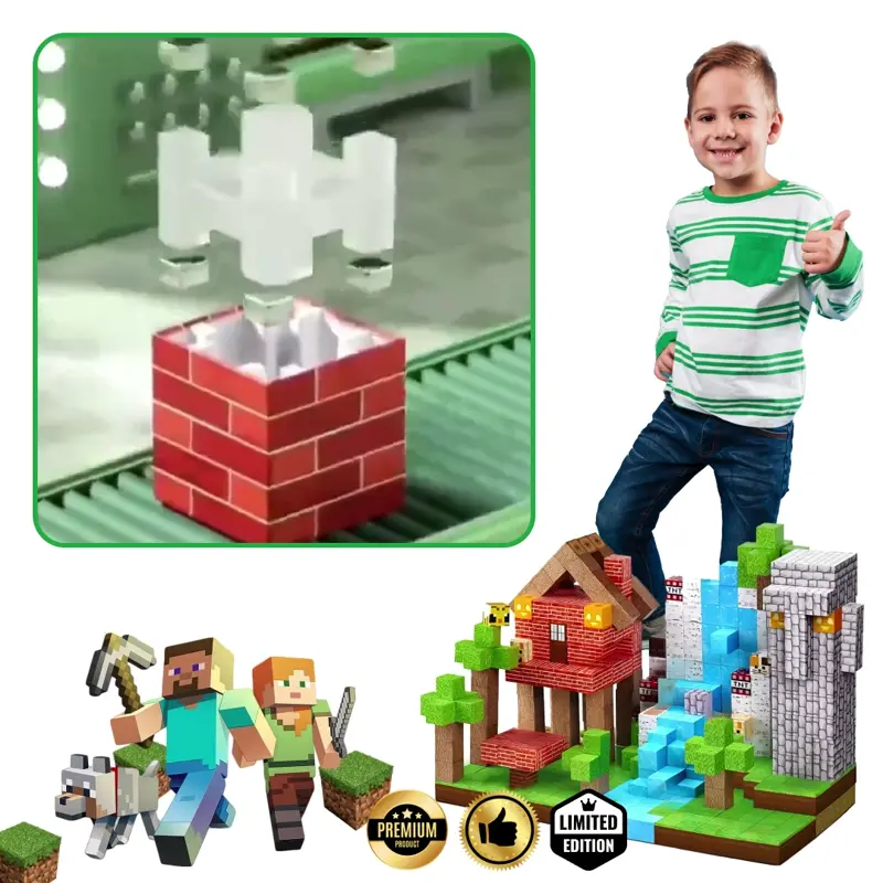 BuildEase™ - Magnetické Stavební Bloky