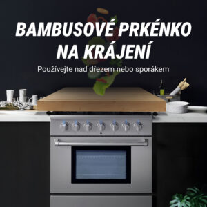 Alternative view of BambooCraft™ - Extra velké bambusové prkénko s odnímatelnými nohami