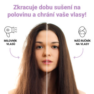 Alternative view of HAIRGLOW® – Rychleschnoucí Ručník na Vlasy (1+1 ZDARMA)