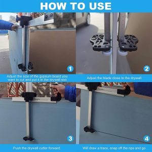 Alternative view of CuttingTool™ – Skládací Nástroj pro Řezání Sádrokartonu