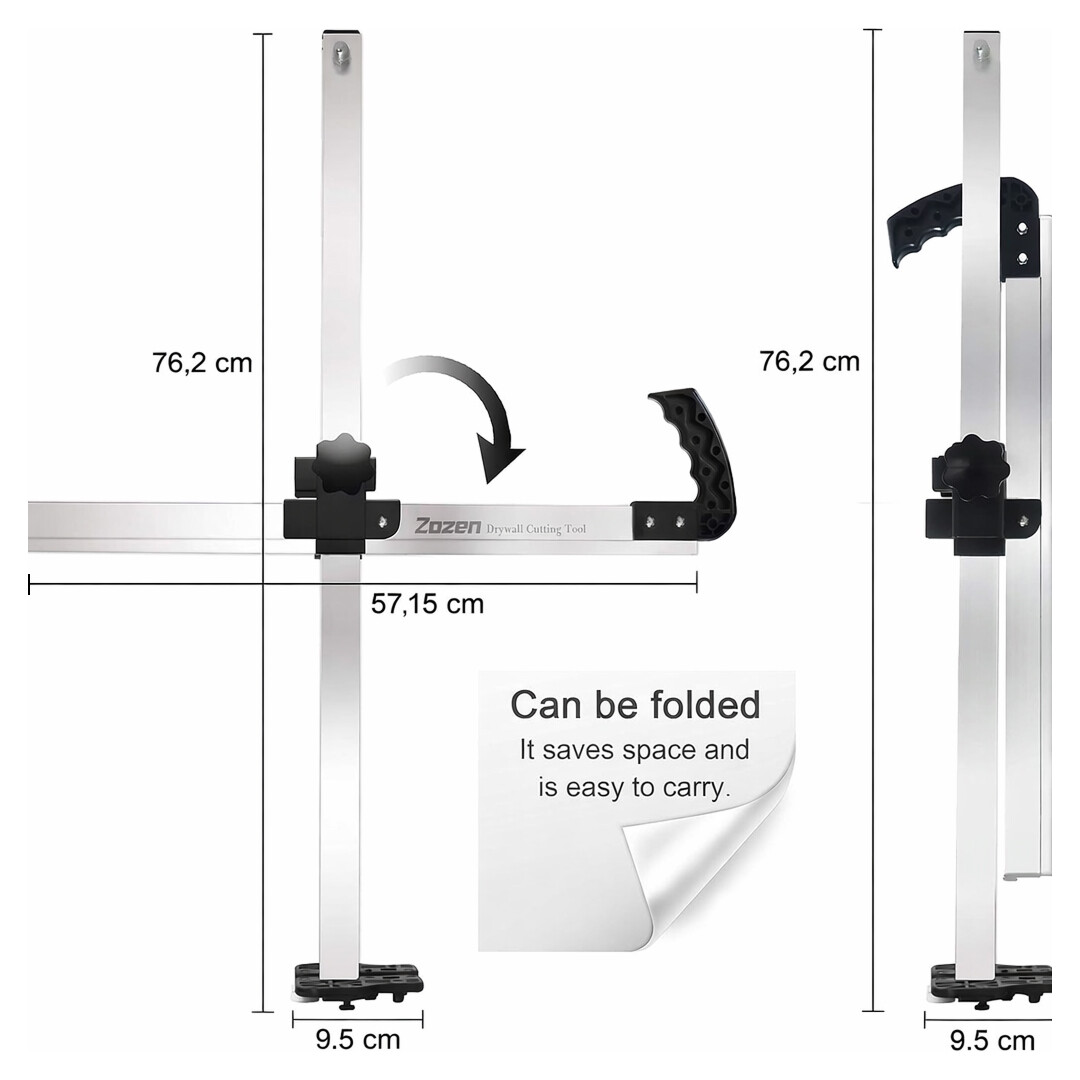CuttingTool™ – Skládací Nástroj pro Řezání Sádrokartonu - Obrázek 5