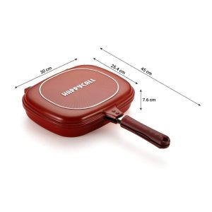 Alternative view of MagicPan™ – Dvojitá skládací grilovací pánev