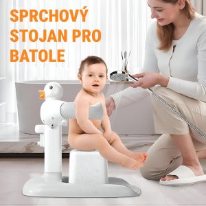 Alternative view of Hydra™ - Nastavitelný Držák Sprchy pro Děti
