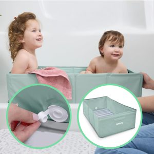 FoldingTub™ – Skládací Přenosná Vanička pro Děti