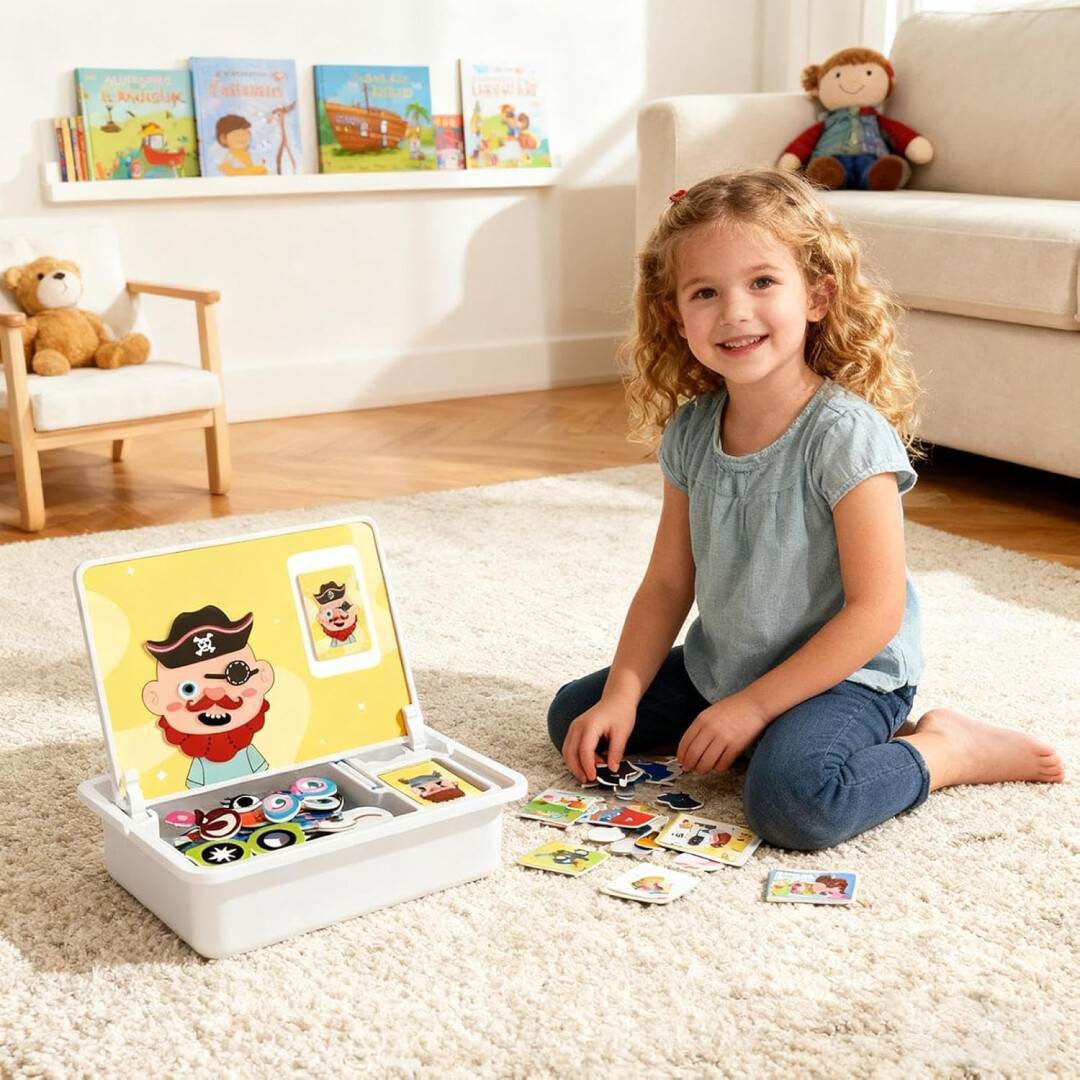FaceBoard™ – Magnetická Deska Puzzle pro Obličej - Obrázek 2