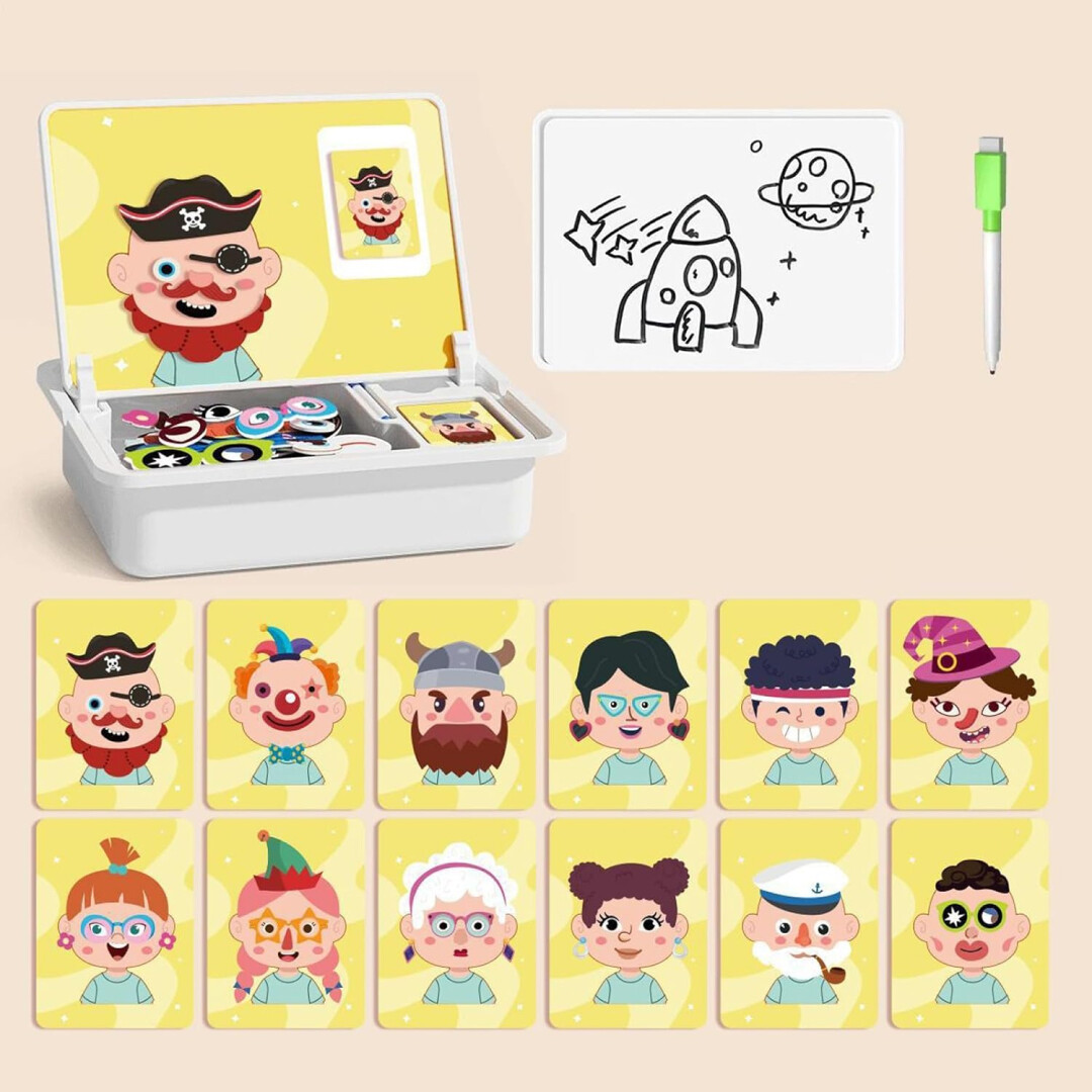 FaceBoard™ – Magnetická Deska Puzzle pro Obličej - Obrázek 4