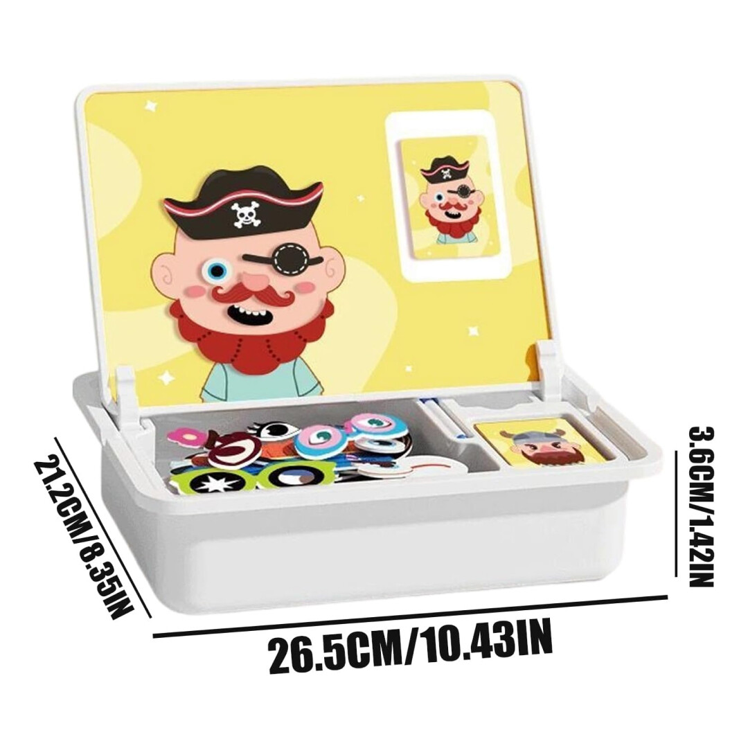 FaceBoard™ – Magnetická Deska Puzzle pro Obličej - Obrázek 5